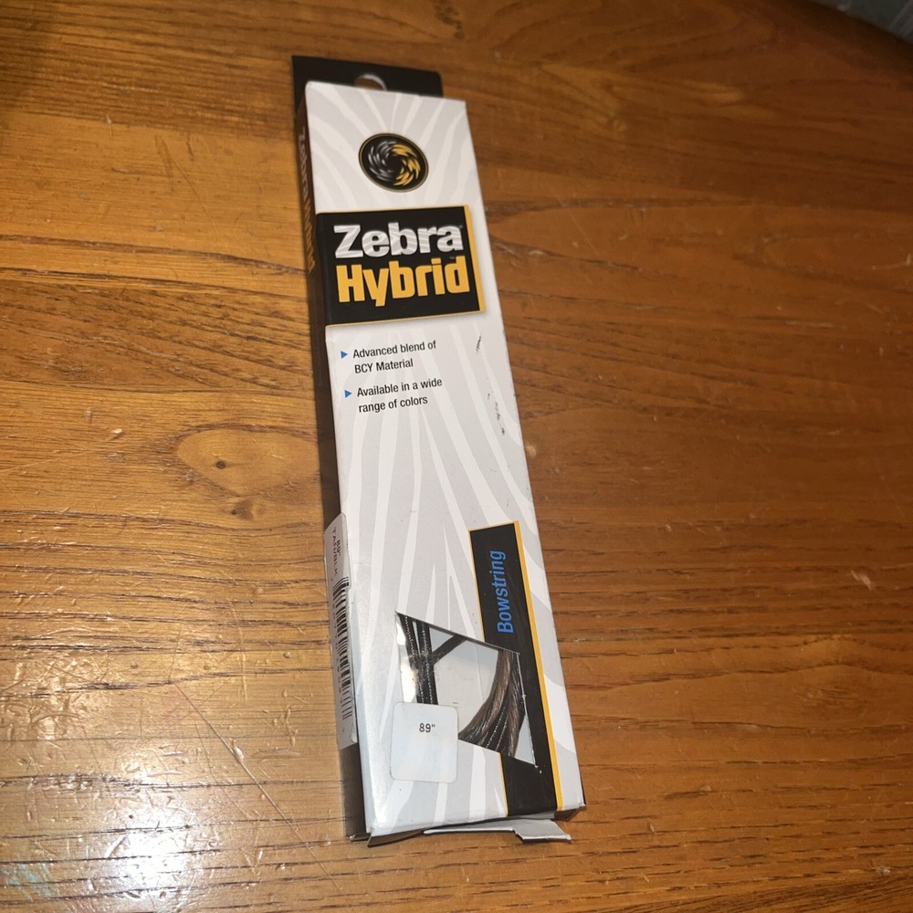 Zebra Hybrid Replacement Bowstring 89” Tan/black