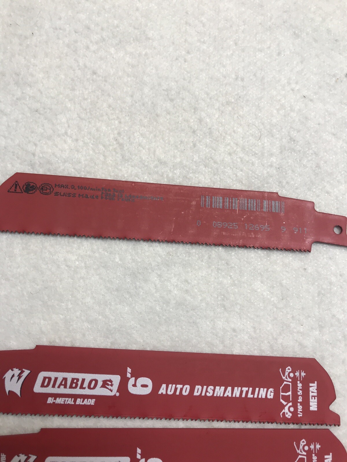 20 Pack Diablo 6" 14/18 TPI Reciprocating Saw Blades Auto Dismantling Metal Cutt