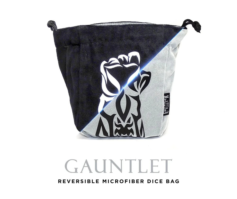 Easy Roller Dice Co. Gauntlet Reversible Microfiber Self-Standing Large Dice Bag