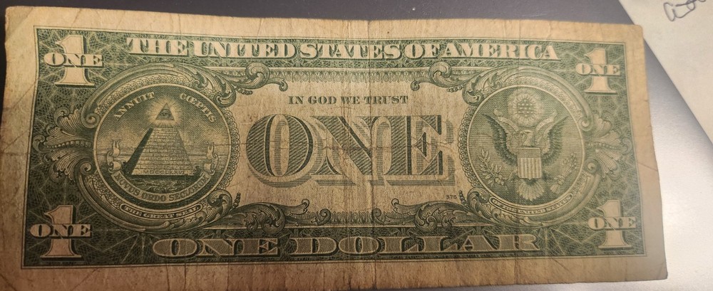 $1 1957A SILVER CERTIFICATE E 09406587 A
