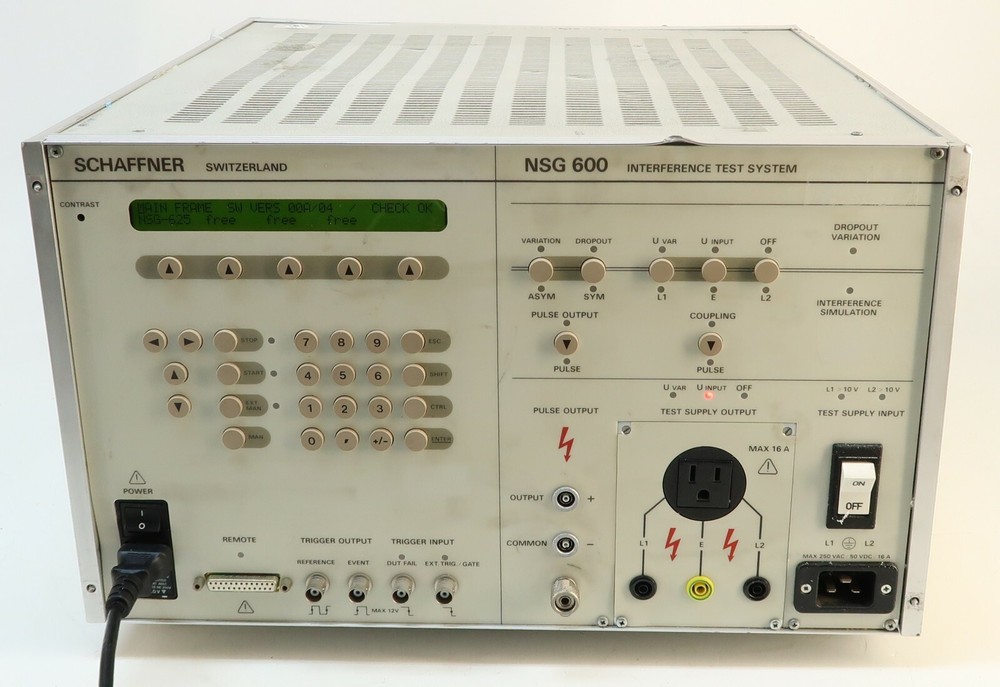 Schaffner NSG 600 Interference Test System w/ NSG 625 Fast Transient Simulator