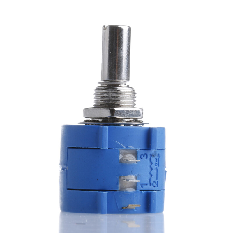 10K Ohm Rotary Potentiometer Pot 10 Turn Variable Dial Resistor