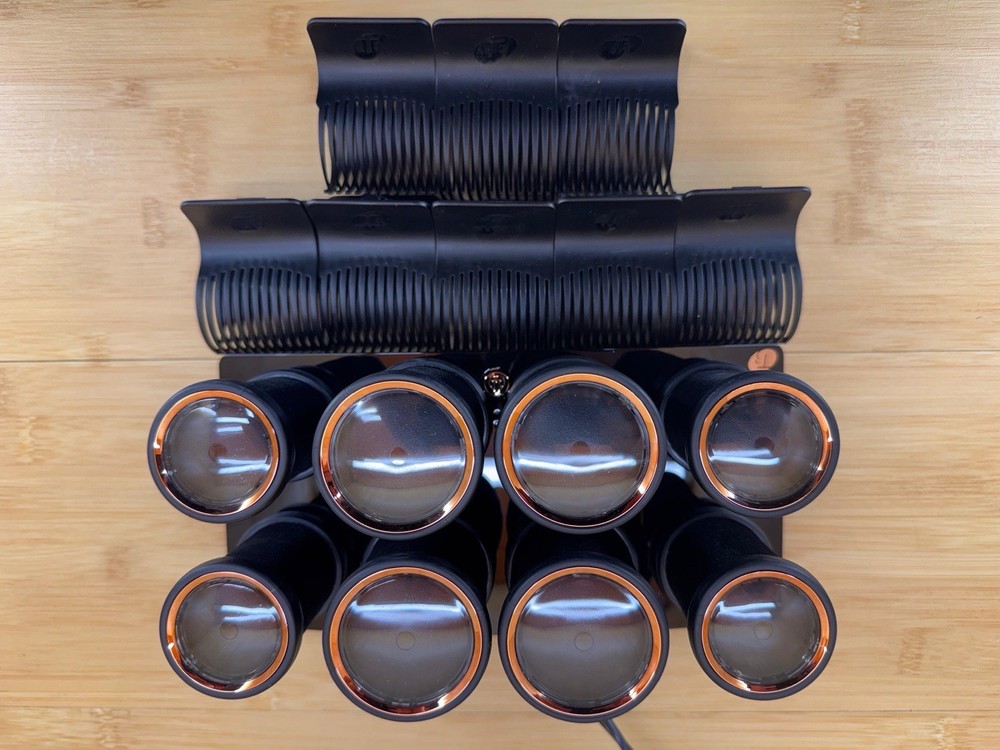 Volumizing Hot Rollers Set for Long Lasting Volume & Shine - 8 Pieces (Open Box)