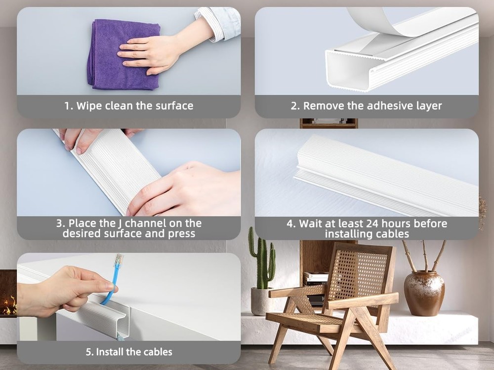 94.2 in Cable Organizer Under Desk Brand Commitment Customer Support Satisfactio