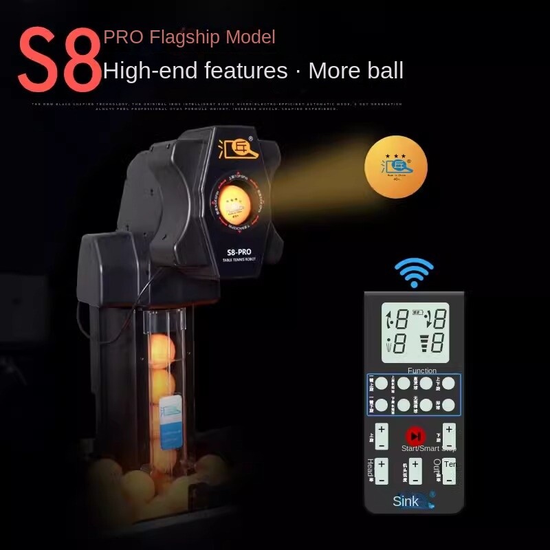 Huipang Robot for Table Tennis Serving Robot Machine Full-automatic Programmable