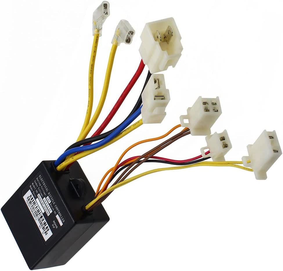 24V Controller for Razor E100 Scooter - Control Module with 7 Connectors (4