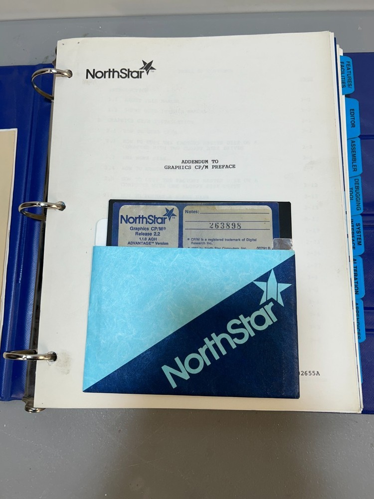 Northstar Graphics CP/M Release 2.2 Advantage Software