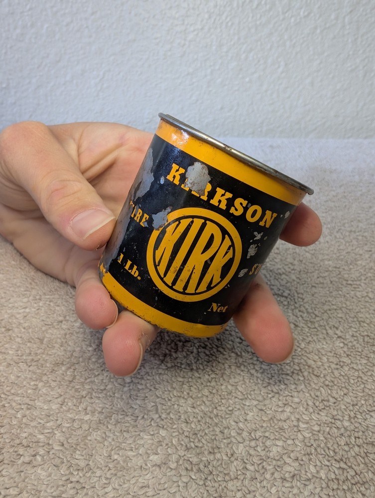 Vintage Kirk Kirkson Solid Wire Solder 1 Lb Tin