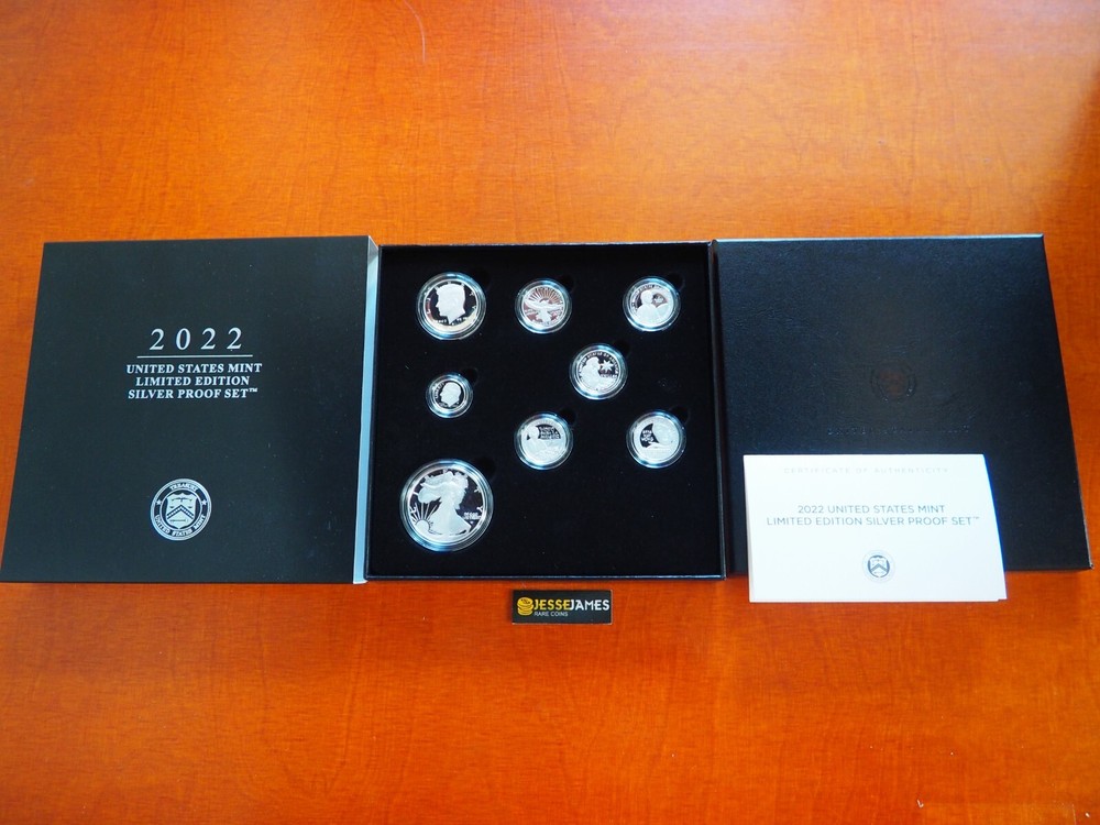 2022 S PROOF SILVER EAGLE LIMITED EDITION PROOF SET 22RC IN OGP