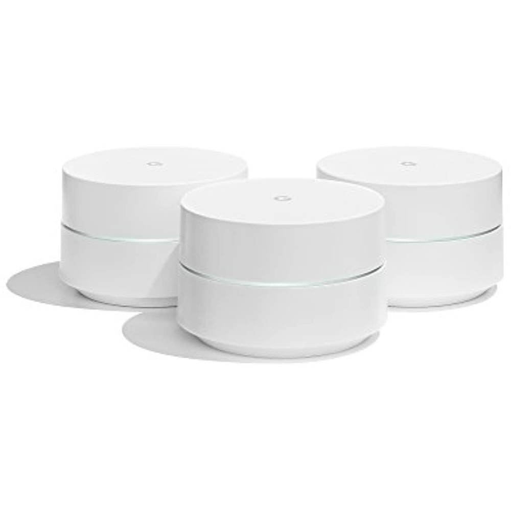 Google WiFi 3 Pack - Router Replacement for Whole Home Coverage