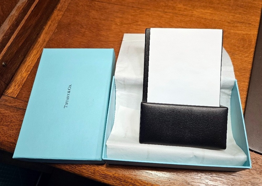 Tiffany note memo pad holder  New in box