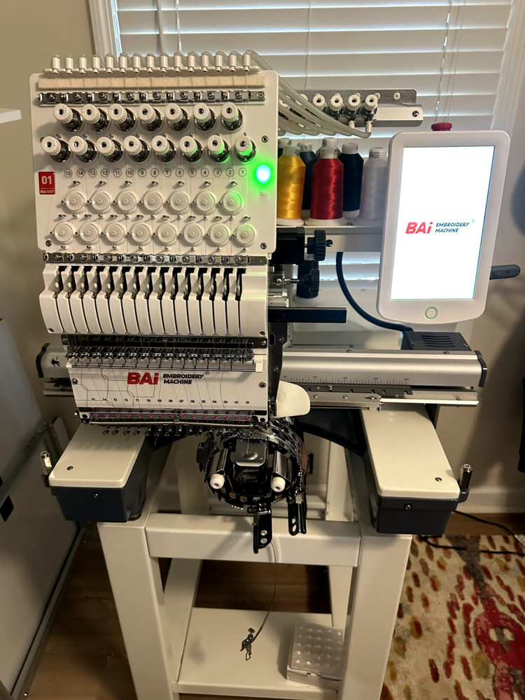 15 Needle Embroidery Machine Computerized BAi THE MIRROR 1501