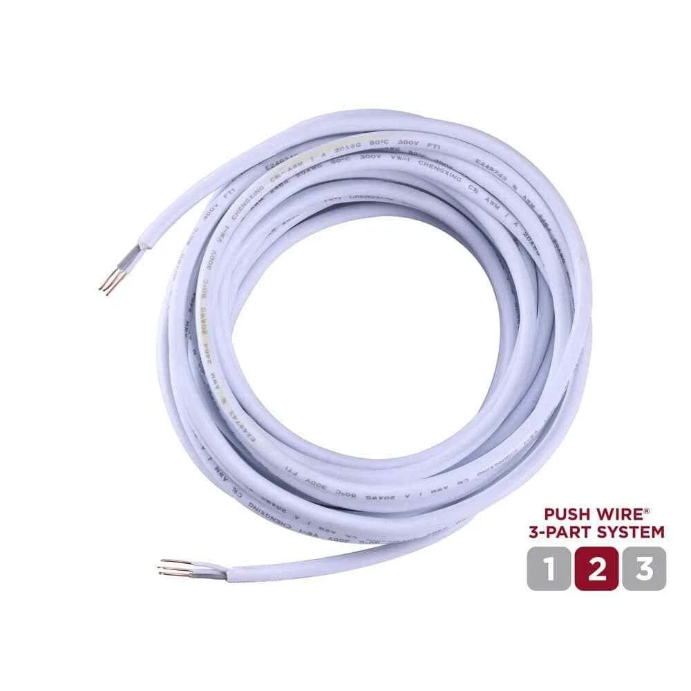 BLACK+DECKER Push Connect Jumper Wire Spool for Under Cabinet Lighting