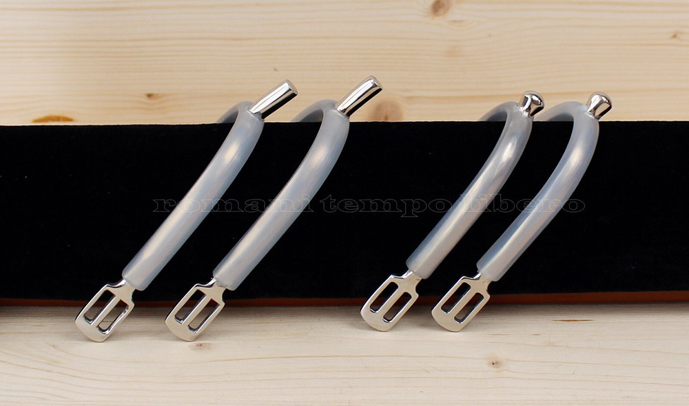 ENGLISH SPURS WITH RUBBER