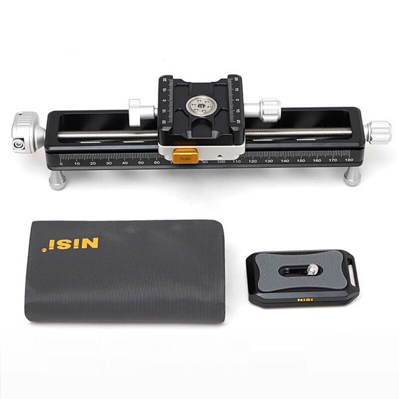 NiSi NM-200S Macro Focusing Rail Slider Precise Focus w/ Quick-Adjustment Button