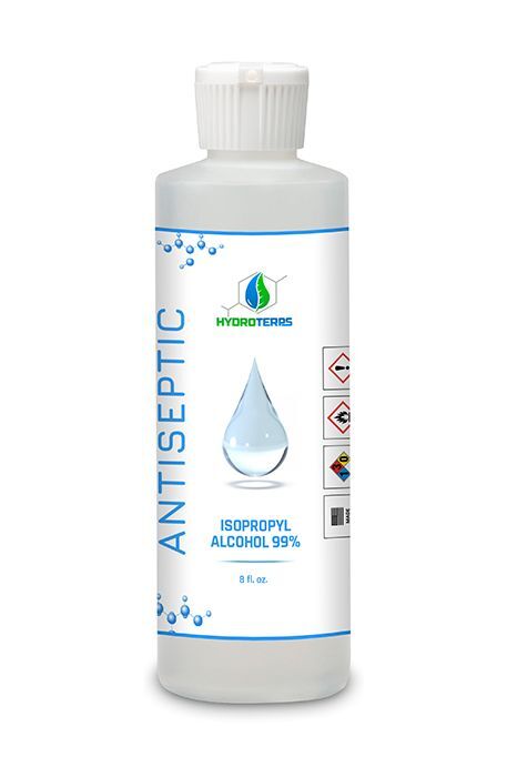 Isopropyl alcohol 99% - Made In The USA - 4 oz. to Gallon