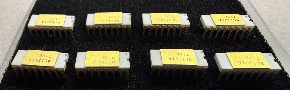 Lot of 4 Microsystems ML1101A -Cross-Ref C1101A-Ceramic DIP IC PMOS SRAM -Memory