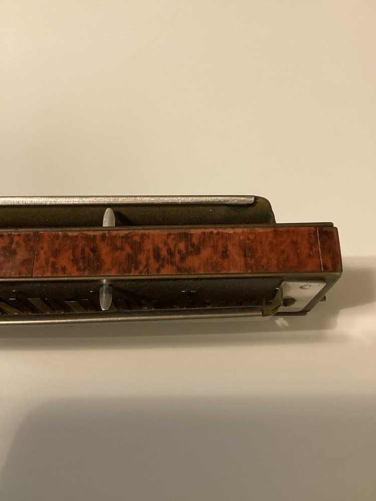 Hohner Chromonica 64 Vintage Harmonica Key of C, Missing Slider Button