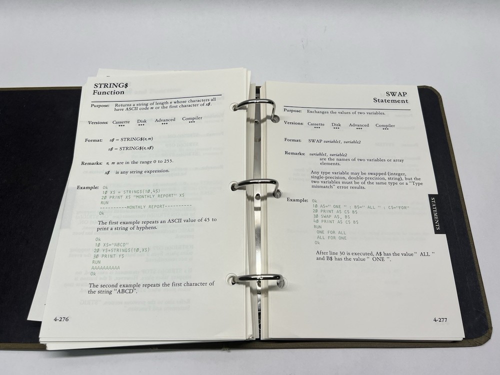 1982 IBM Personal Computer Hardware Reference Library Basic By Microsoft 6025010