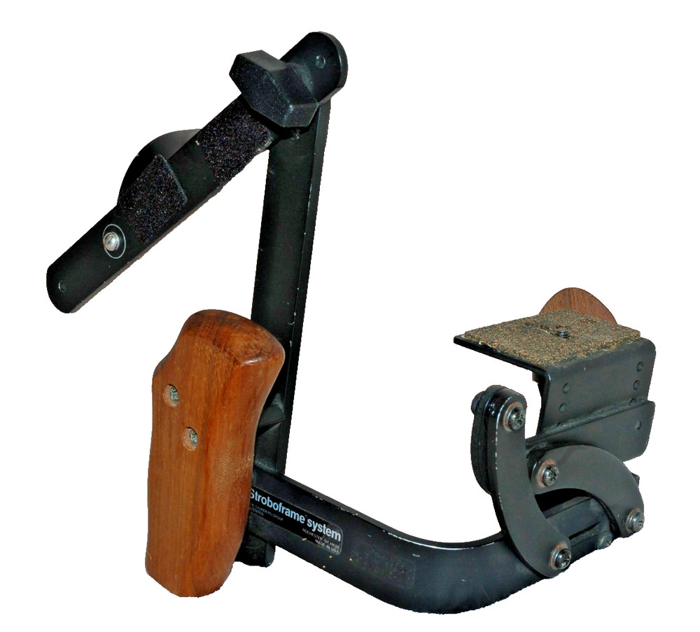 Vintage Stroboframe R4b System Flash Bracket for Handheld Camera