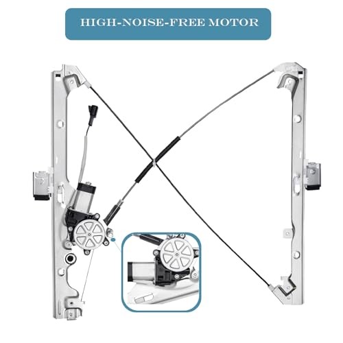 Front Left Driver Side Power Window Regulator and Motor Assembly 741-644