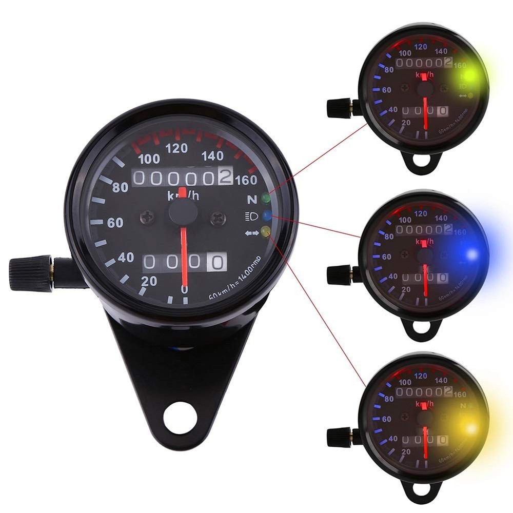 Odometer, 1 Piece, Universal, Motorcycle, Speedometer, Indicator, Dual N...