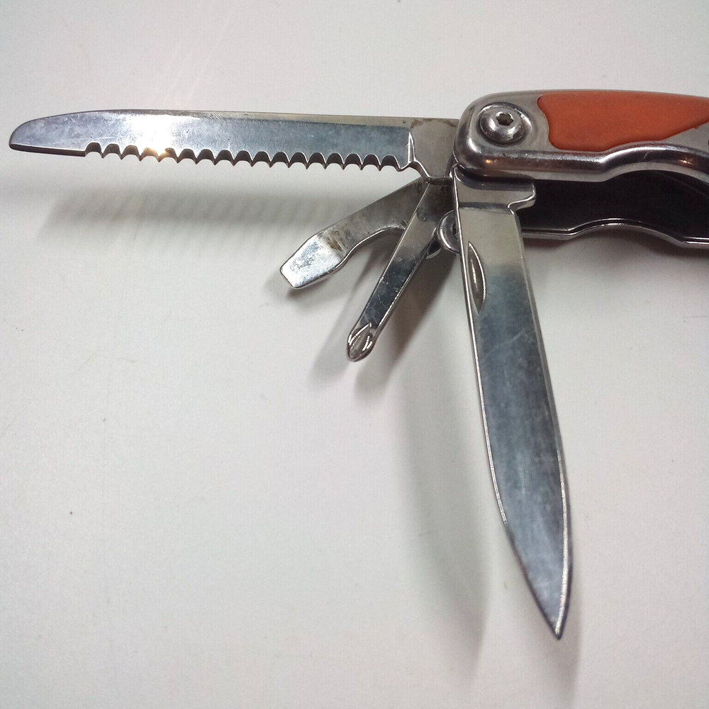 Vintage Multi Tool 10 Elements including Needle Nose Pliers