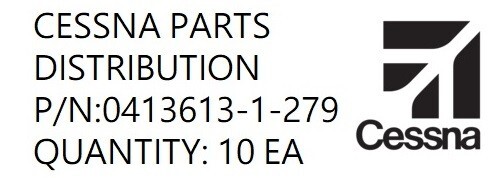 10x Cessna Instrument Panel Cover Nuts P/N: 0413613-1-279 or 1513174-5