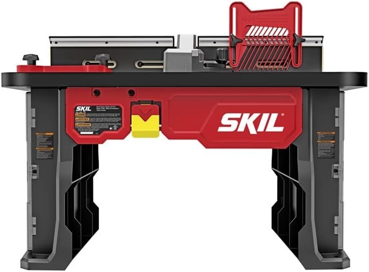 Compact And Durable Router Table: Above Table Adjustment & Kickback Protection