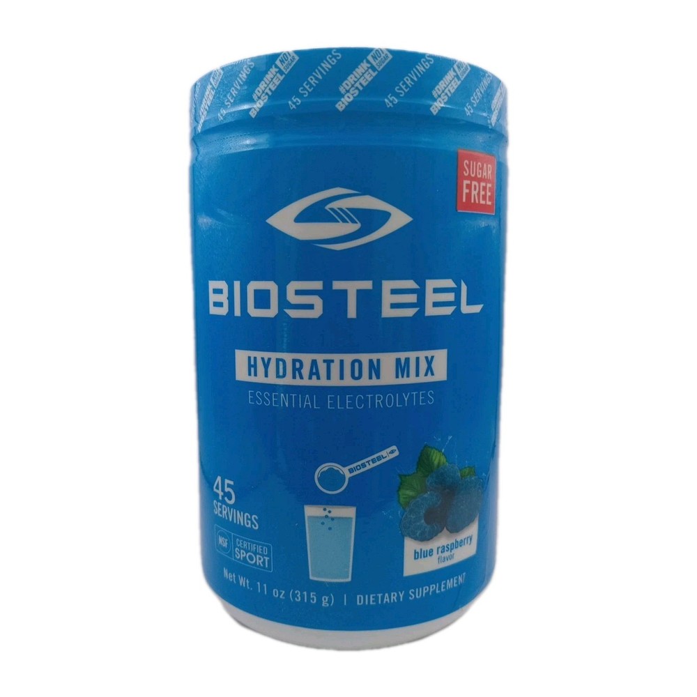 Biosteel Hydration Mix Essential Electrolytes 45 Servings Blue Raspberry