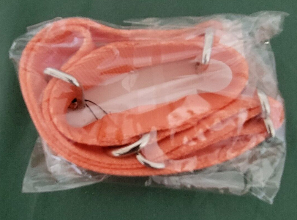 Martingale Dog Training Size Medium Orange Nylon Adjustable 13"- 21" By Native