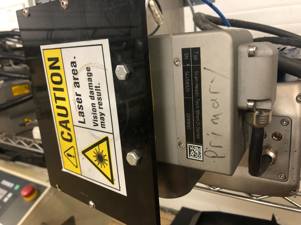 System Tested, Domino Laser Marking CO2 D620i, Controller, and Power Supply