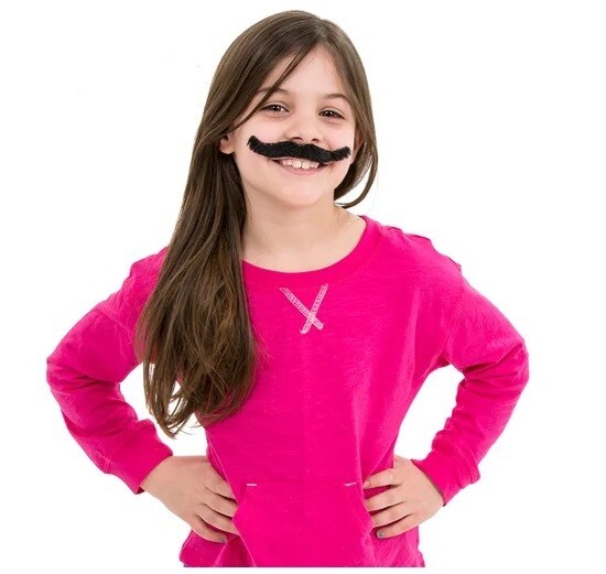 Self-Adhesive Fake Mustache Set (3pcs) - Party Theater Costume Prop Novelty