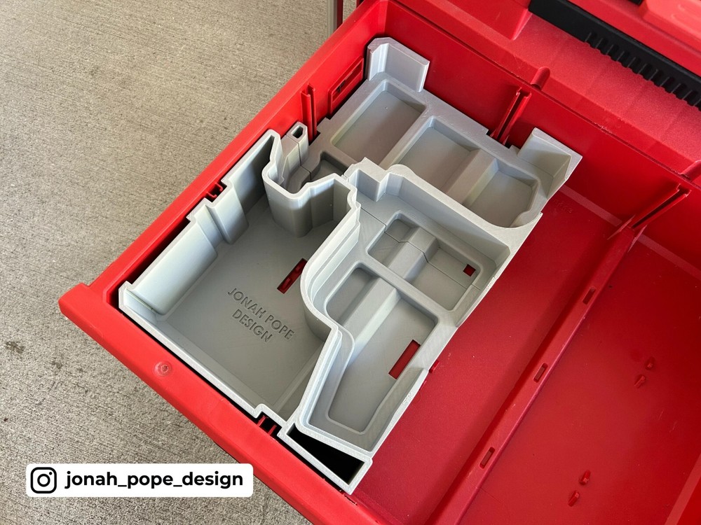 Milwaukee Packout Toolbox Drawer Insert for M12 Drill/Driver Gen3 (Insert Only)