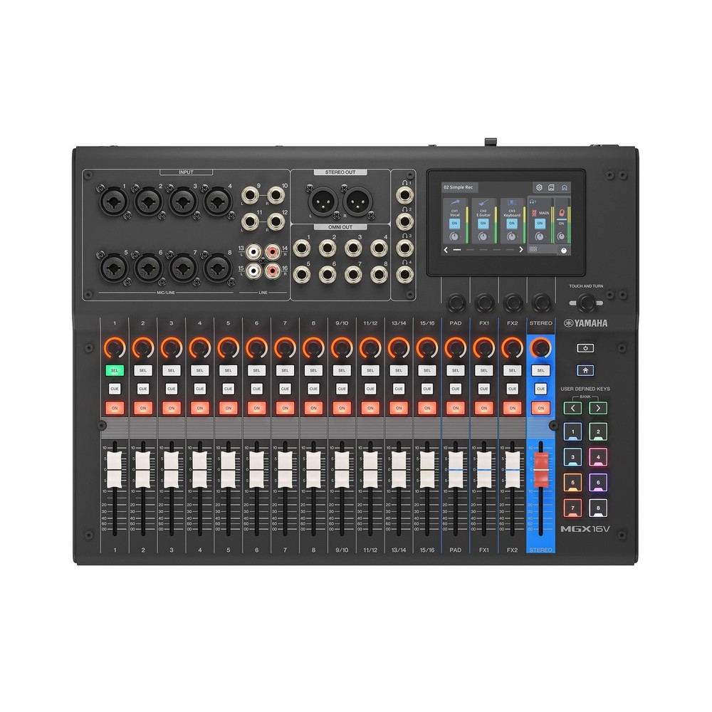 Yamaha MGX16V Digital Mixing Console 22-Channel DSP Processor / Video Interface