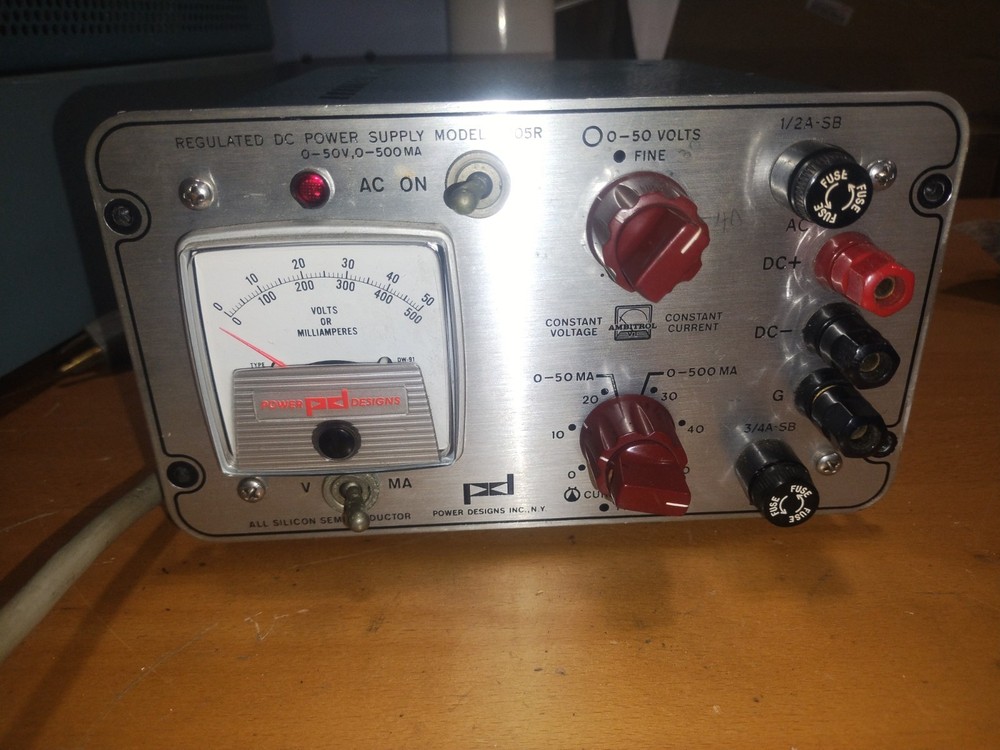 Power Designs 5005S Regulated DC Source Power Supply