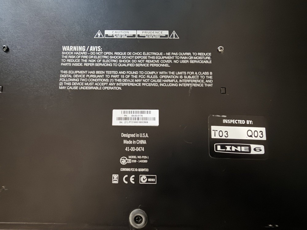 LINE 6 FIREHAWK FX MULTI EFFECTS GUITAR FLOOR PEDAL DIGITAL PROCESSOR TESTED