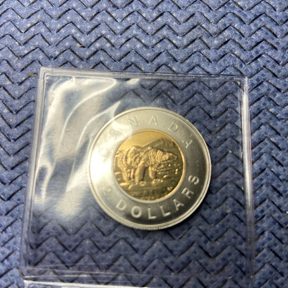 Canada 1997 $2 Polar Bear Toonie Uncirculated