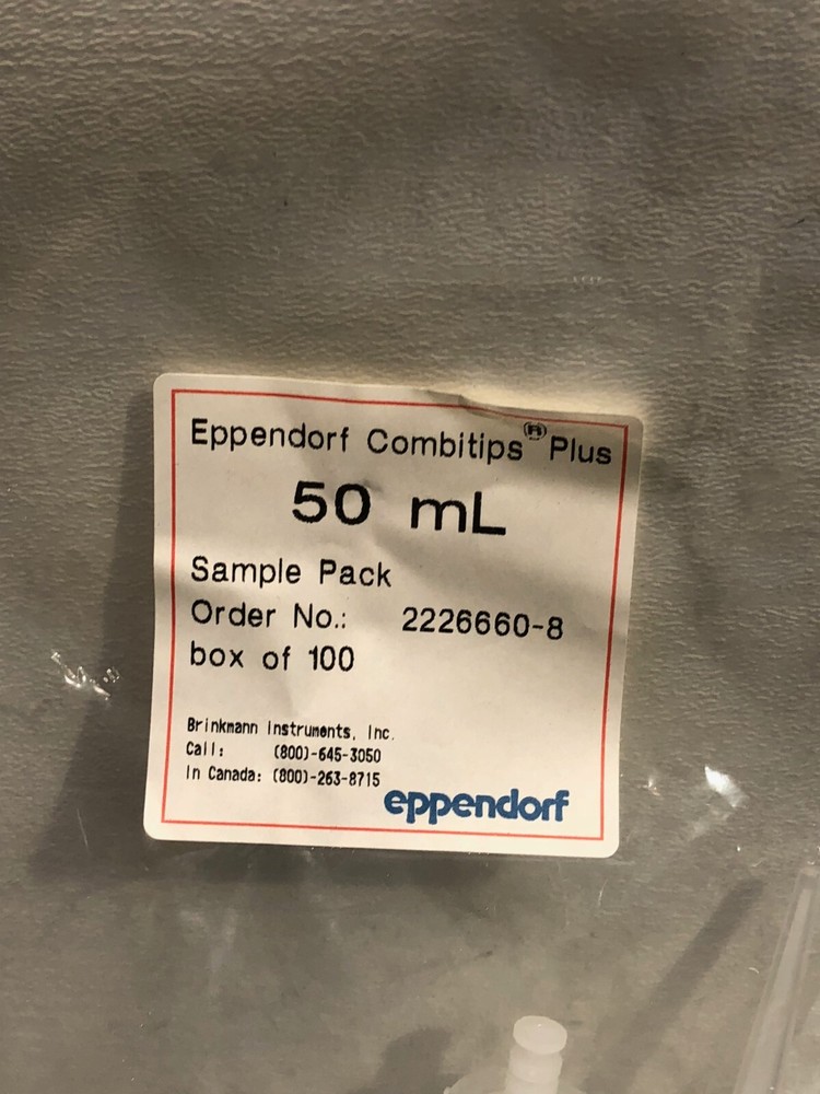 Eppendorf Combitips Plus 50mL Sample Pack 2226660-8
