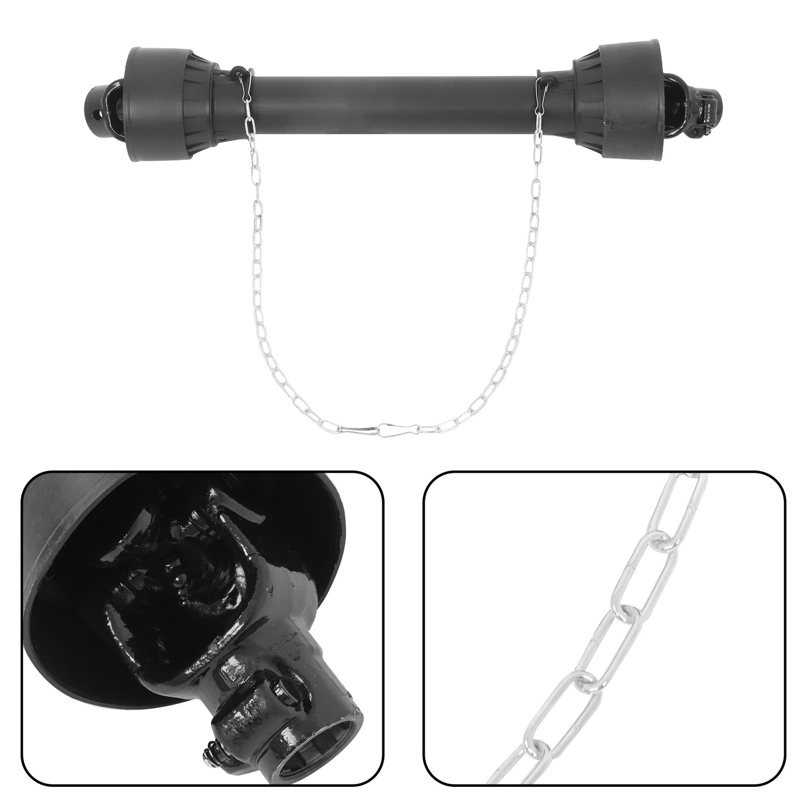 30-39" T4 PTO Shaft PTO Drive Shaft 1-3/8" 6 Spline Round End for Tractor Mower