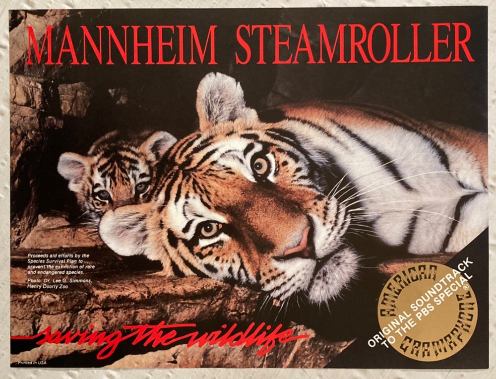 Mannheim Steamroller 1986 Promo Poster Saving The Wildlife PBS Special A