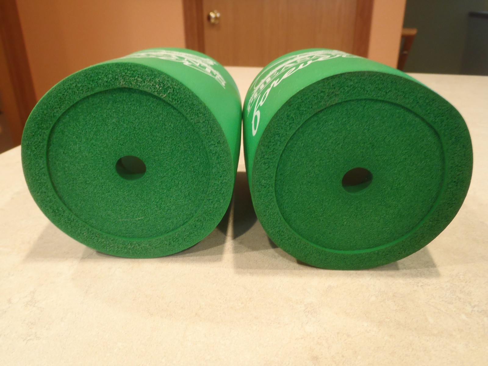 Vintage Pheasants Forever Can Koozie Lot of 2 Green Foam