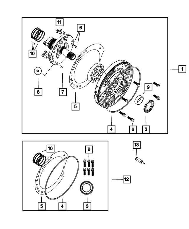 Genuine Mopar Ring Reaction Support Seal 4471874