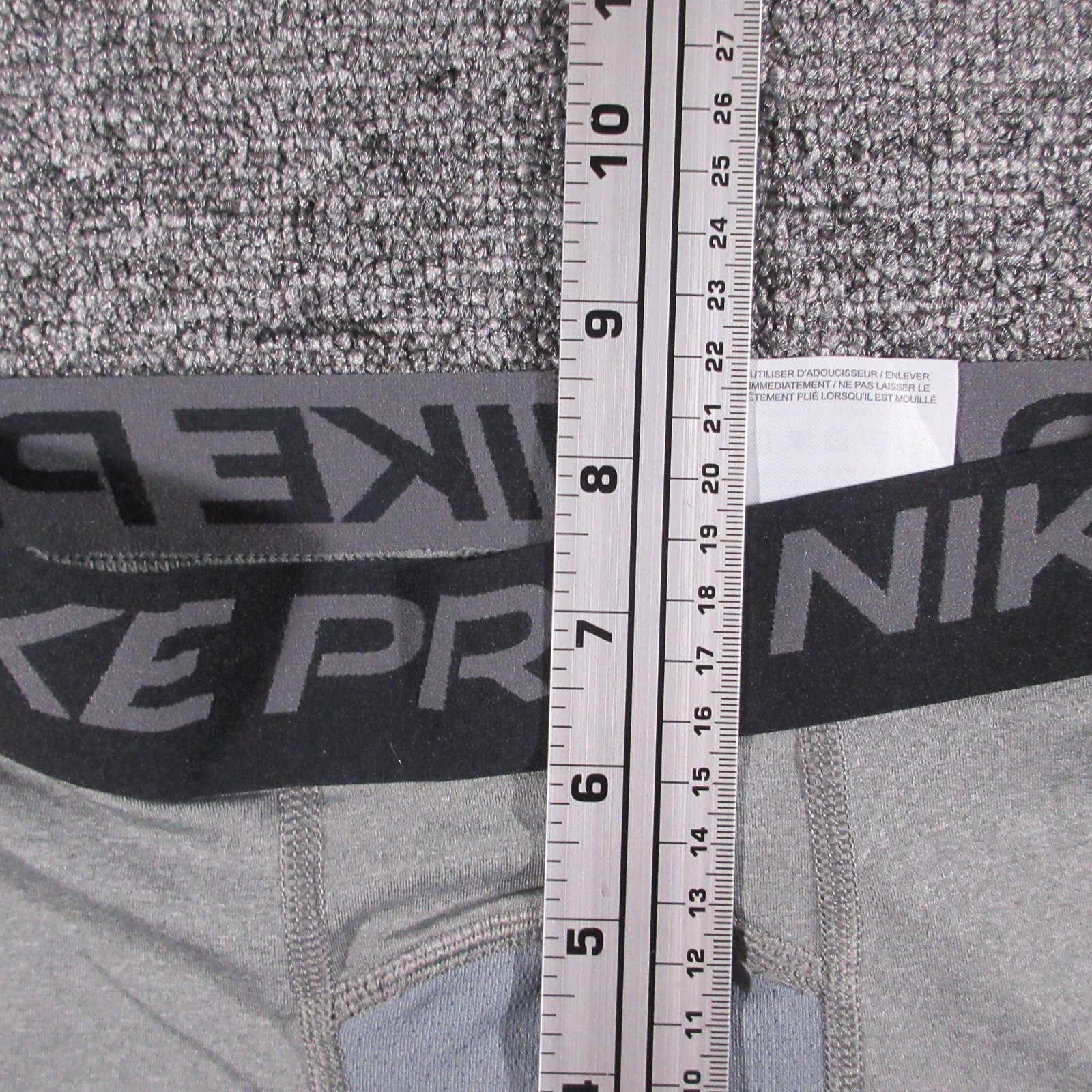Nike Pro Dri-FIT Compression Pants Small Gray Logo Men’s Tight Athletic Tights