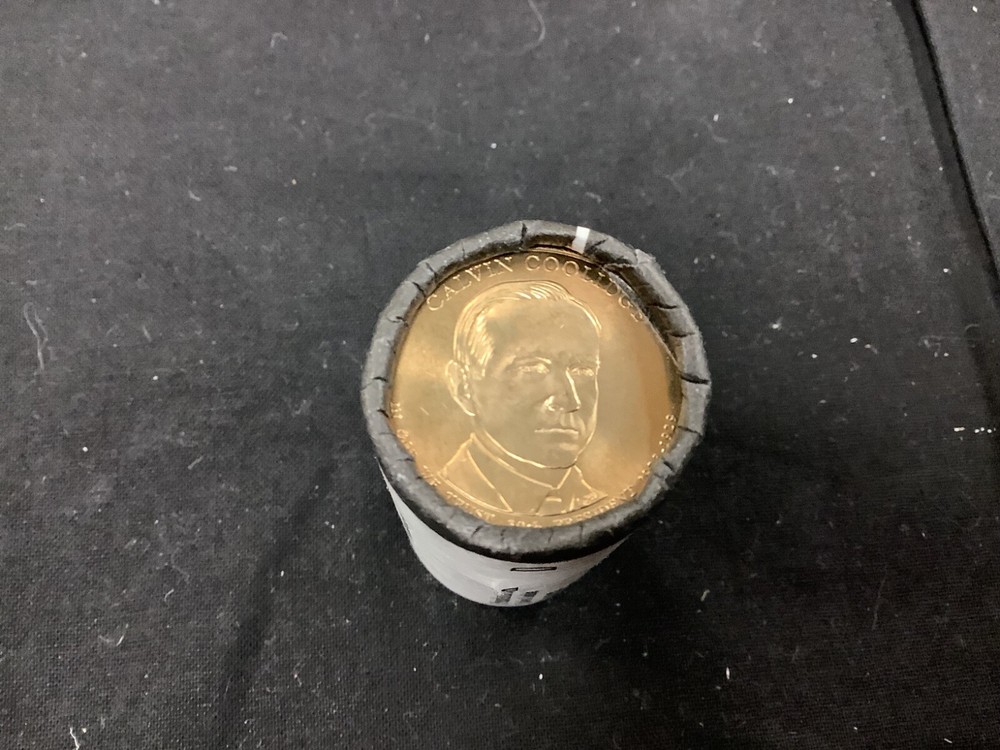 2014-D $25 Calvin Coolidge Presidential Dollar Roll!