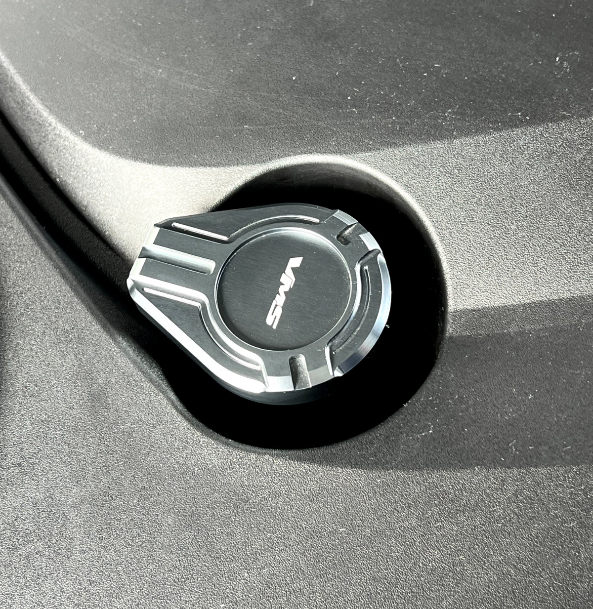 VMS BILLET 4PC ENGINE BAY CAP DRESS UP KIT FOR 20-25 CHEVY CORVETTE C8 GUNMETAL