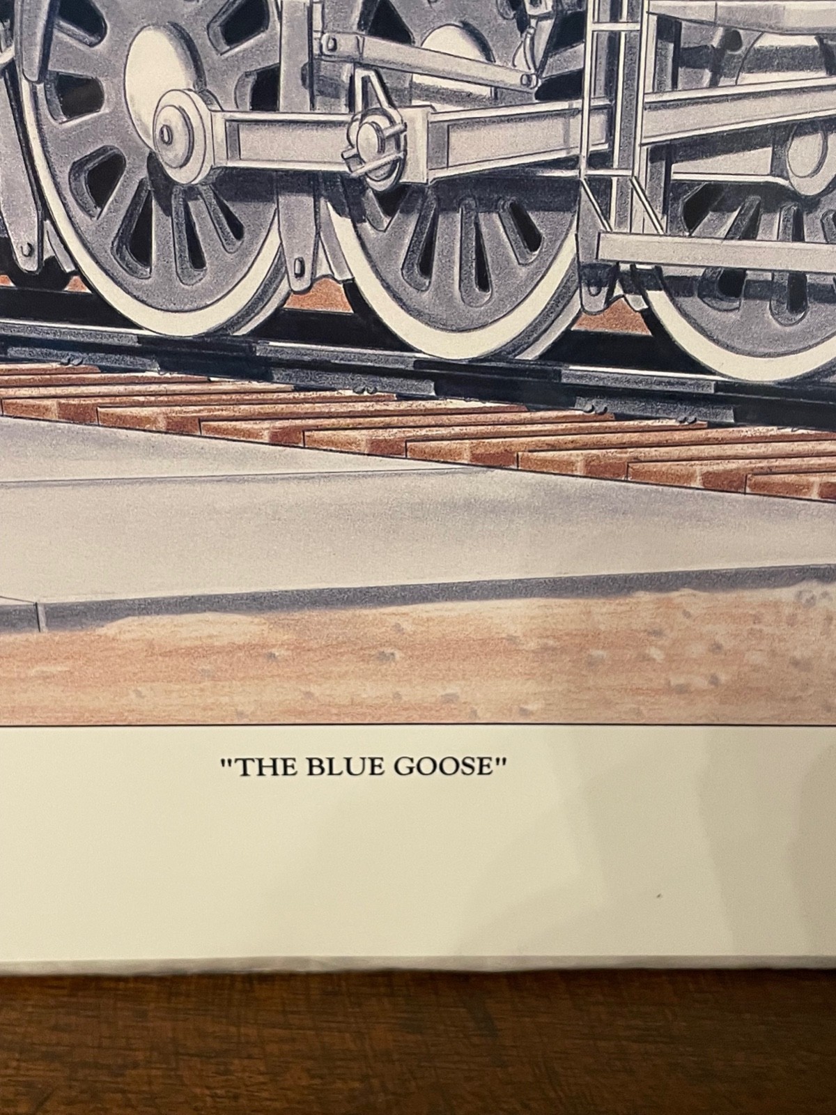 Vintage Santa Fe AT&SF "BLUE GOOSE" Print • 1995 Limited Edition 105/700 Signed