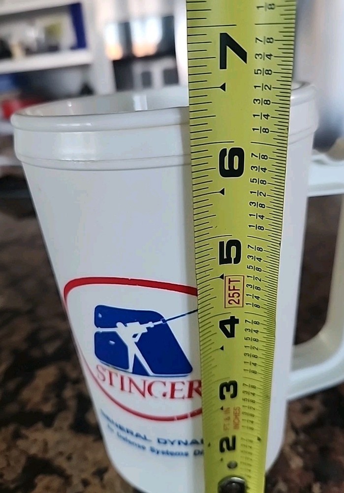 Lockheed Boeing 22oz Plastic Mug General Dynamics Stinger Air Defense Systems