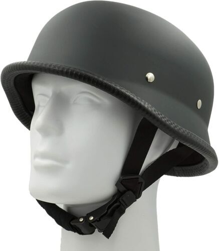 German Novelty Flat Black Helmet With Q-Release