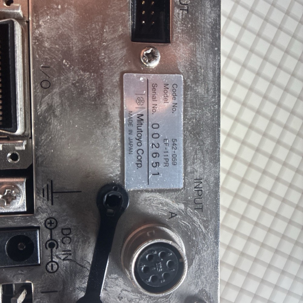 Mitutoyo EF-11PR EF-P Digital Comparator Display Unit GO/NG Peak TIR 542-059